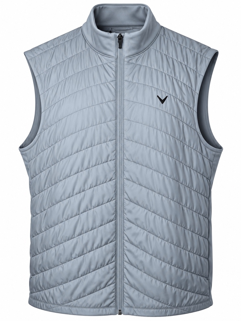 Callaway Tradewinds Men's Golf Vest XL Gray Quilted Full Zip UPF 50 NWT